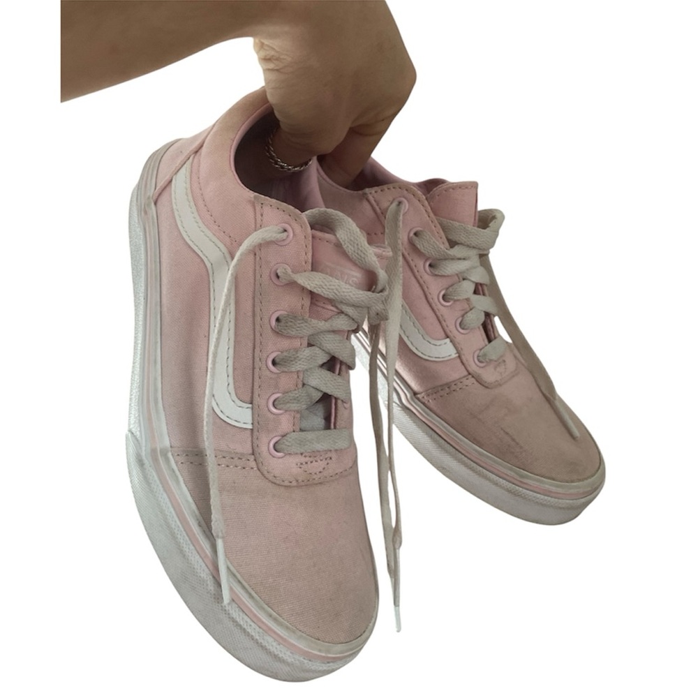 Vans Pink Sneakers Classic Style with Waffle Outsole